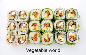 menu vegetable world